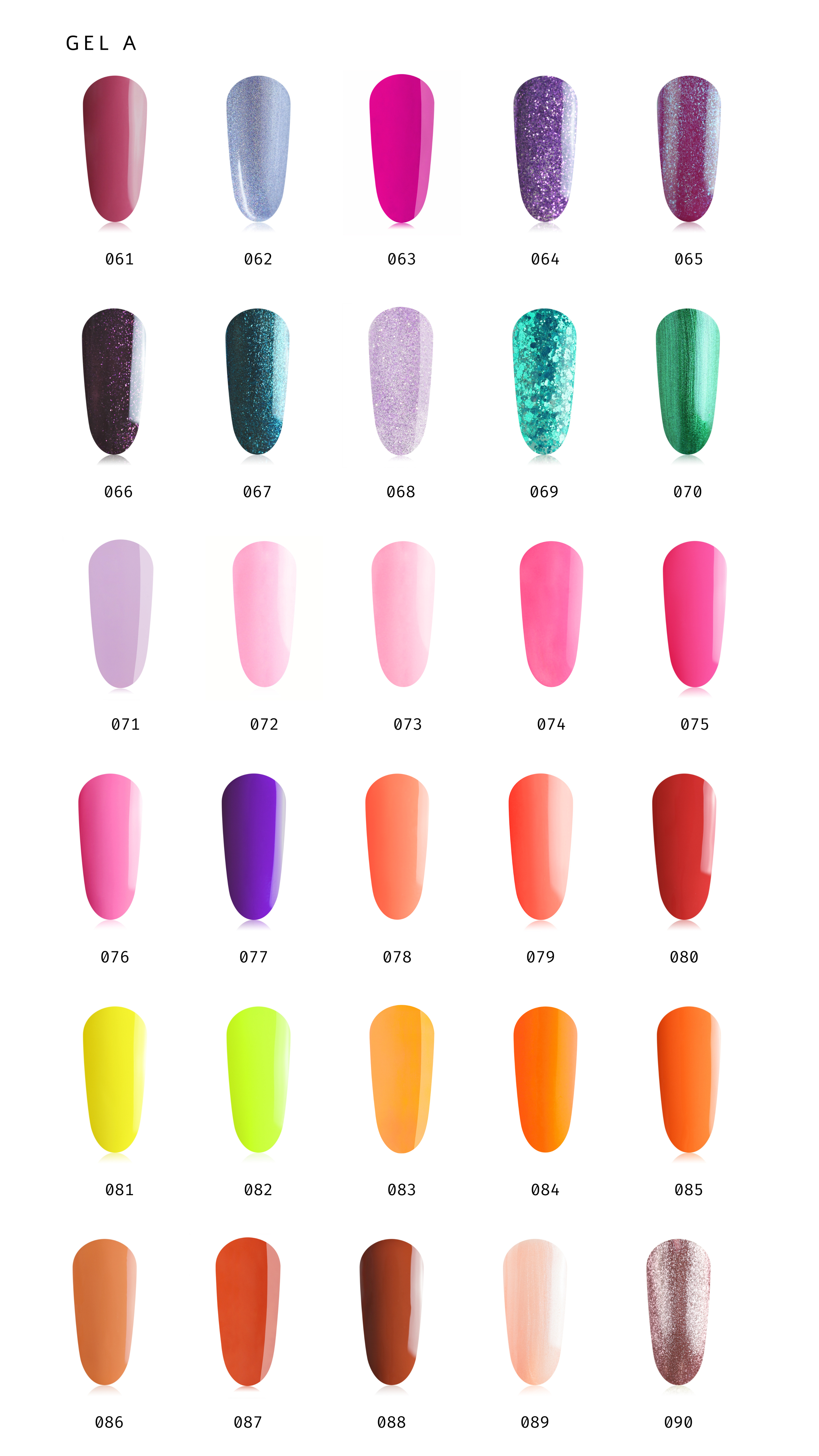 BruBru Nail Color Chart 一覧 Amazon.com: Noverlife Professional 216 Nail Colors Chart